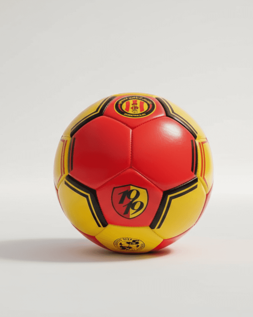 Ballon Espérance BG 2025 rouge et jaune – Officiel Taraji Store