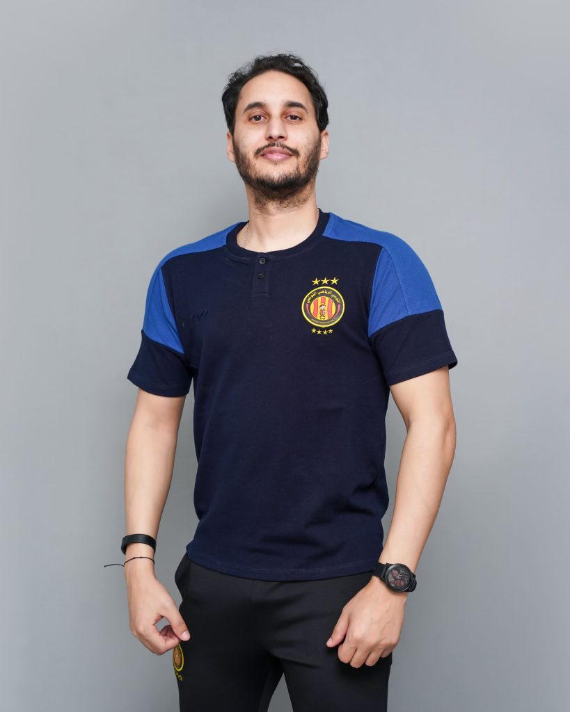 polo officier espérance officiel noir rouge